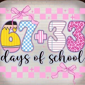 Colorful School Days Graphic Tee